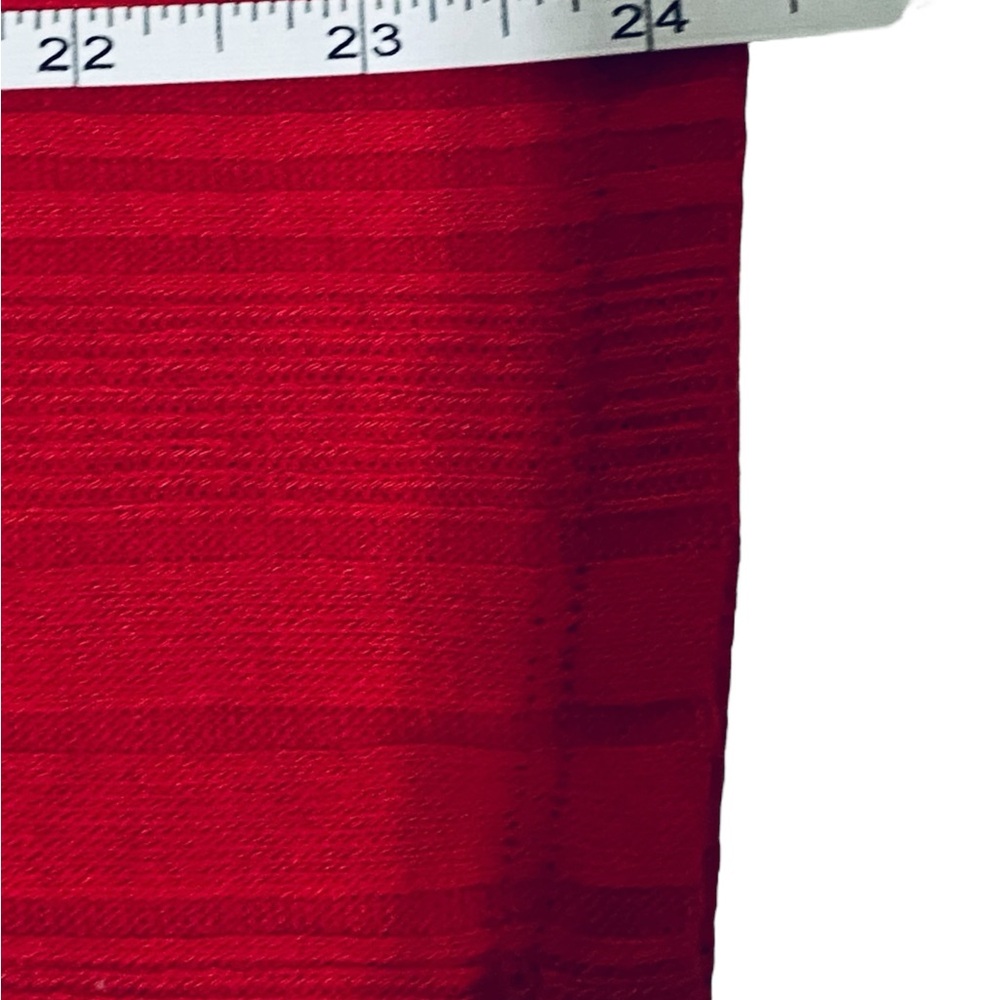 Revamped Crimson Long Sleeve Top Scoop Style Ruched of Shoulder Small - Picture 10 of 11